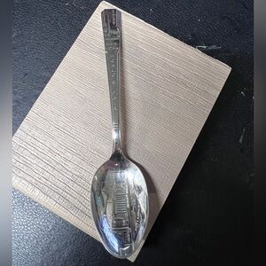 1939 New York World's Fair. 
Silver Plated Souvenir Spoon